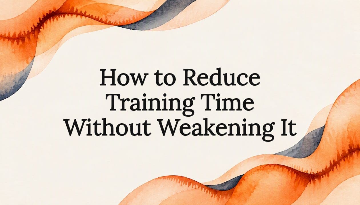 How to Reduce Training Time Without Weakening It