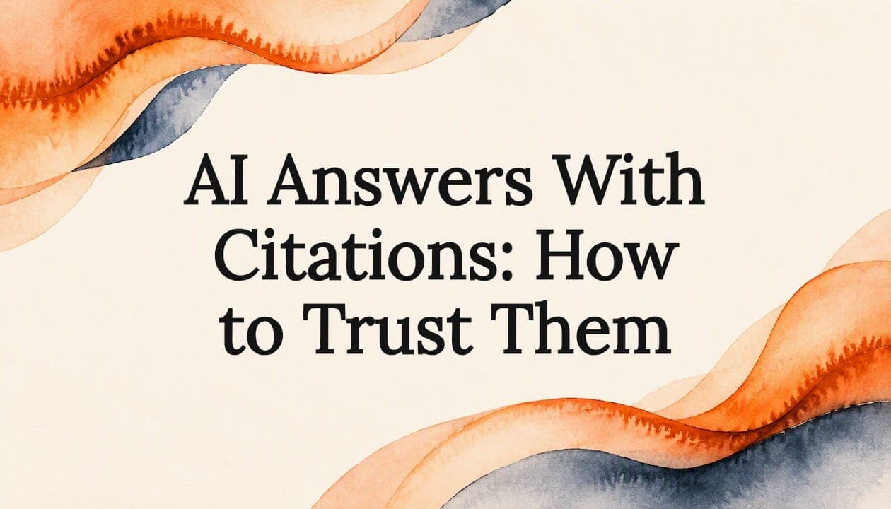 AI Answers With Citations: How to Trust Them